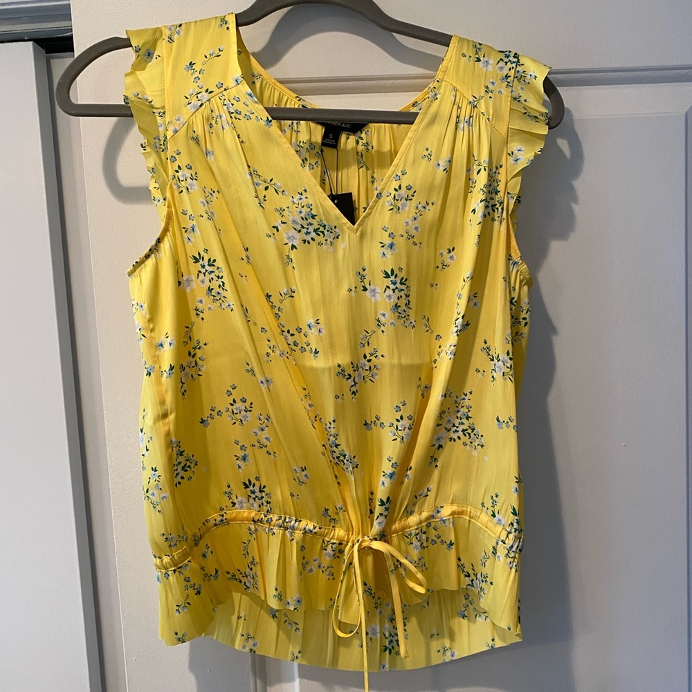 Banana Republic Yellow Blouse